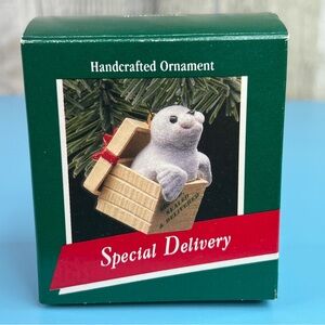 Hallmark Keepsake Ornament Special Delivery Handcrafted Ornament 1989